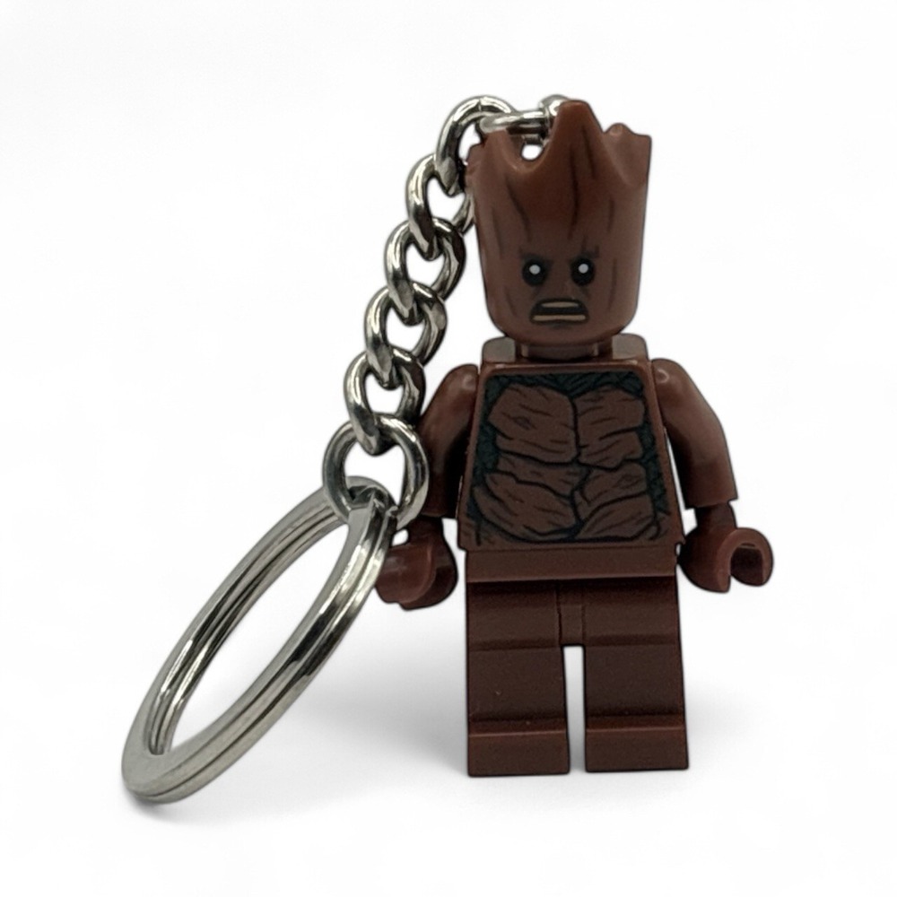 Lego Teen Groot Minifigure Key‎ Chain Marvel 5005244